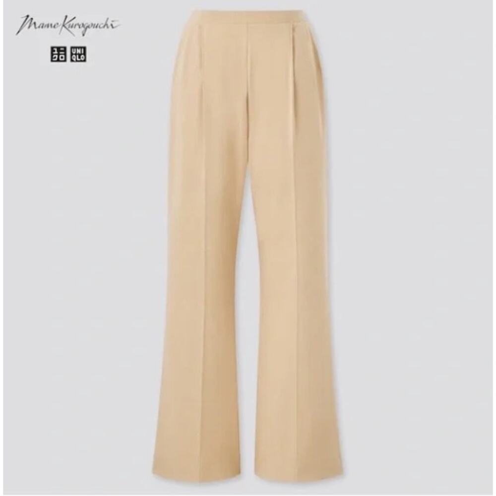 Uniqlo Mame Kurogouchi AIRism Pants Quiet Luxury Neutral Minimal Classic XS